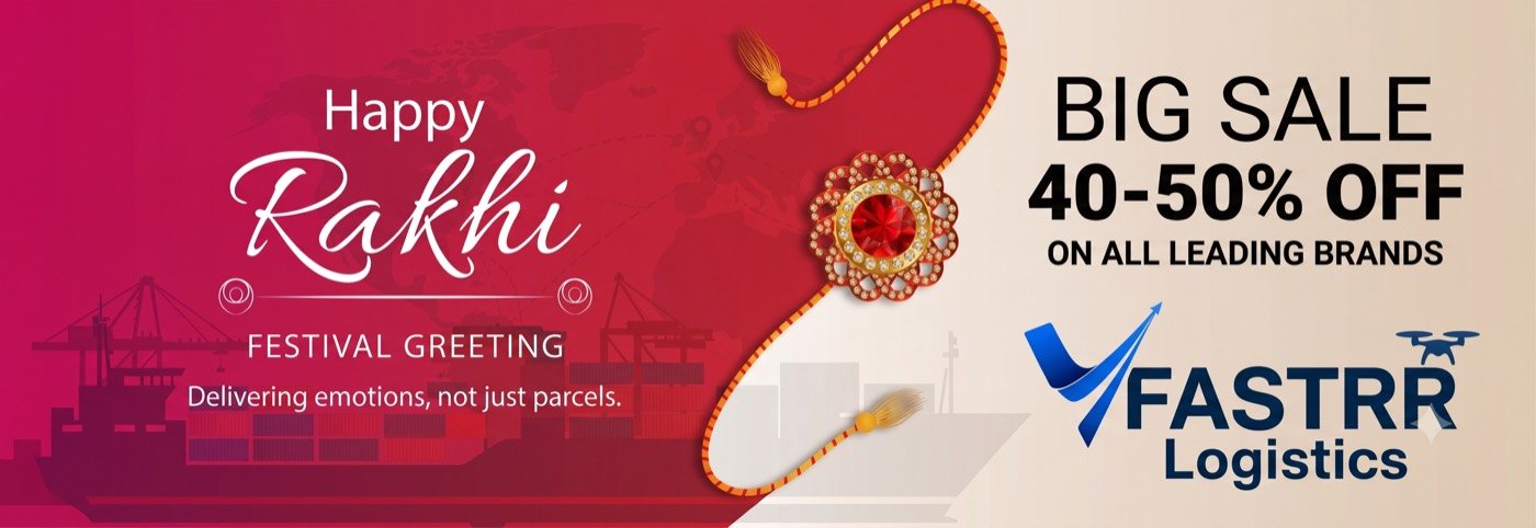 Happy Rakhi from VFastrr Logistics - delivering emotions, not just parcels